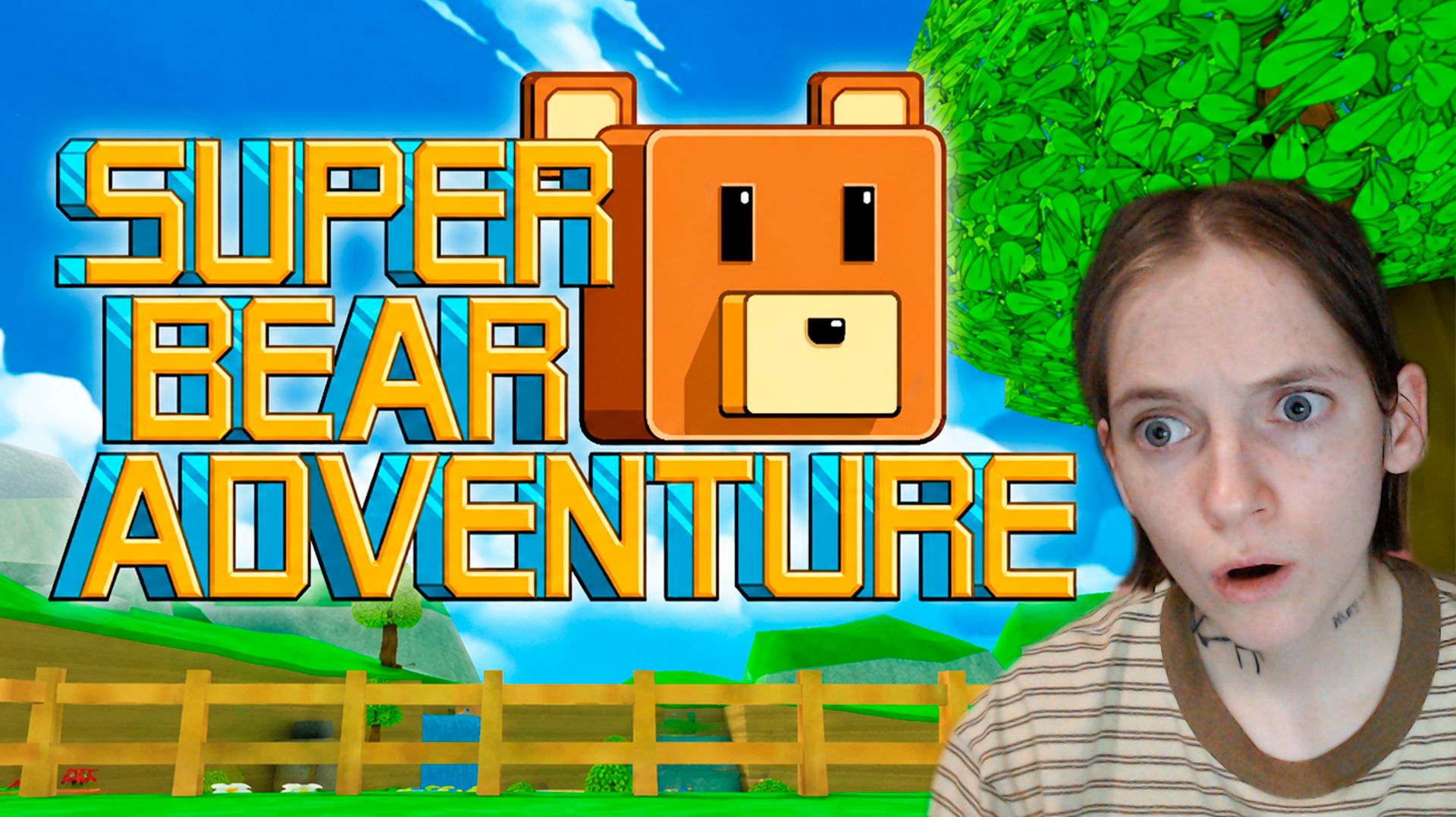 ПОЛНОЕ ПРОХОЖДЕНИЕ Super Bear Adventure